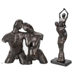 2 Nude Bronze Sculptures, A. Umlauf