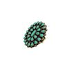 Image 1 : Taxco Mexican Sterling Turquoise Statement Ring