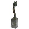 Image 4 : ART NOUVEAU DECO BRONZE NUDE GIRL STATUE FIGURAL FIGURE SCULPTURE STATUE