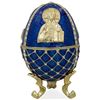 Image 1 : 4" Jesus The Savior Icon Faberge Inspired Russian Easter Egg