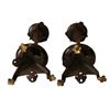 Image 6 : 19thc Pair of Aesthetic-Style Bronze Candlesticks