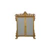 Image 1 : French 19c Gilt Brass Folding Vanity Mirror