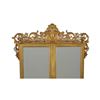 Image 2 : French 19c Gilt Brass Folding Vanity Mirror