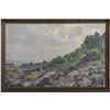 Image 1 : Signed Danish Coastal Landscape Oil Painting