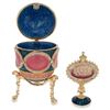 Image 3 : 1914 Mosaic Faberge-Inspired Egg