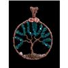 Image 2 : Swarovski Crystal & Copper Wire Tree of Life Pendant