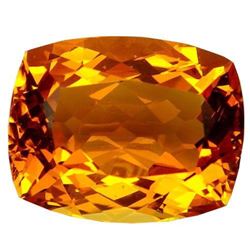 43.3ct. Golden Orange Citrine Cushion