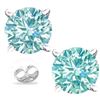 Image 1 : 1.72ctw Ice Blue Moissanite Sterling Silver Earrings