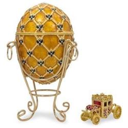 1897 Coronation Faberge Egg 7"