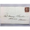 Image 1 : 1854 London Original Postmarked Handwritten Envelope with Typed Letter