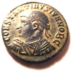 Bronze Coin of Constantine II (337-340 A.D.)