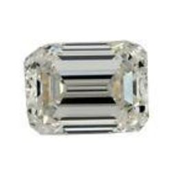 4.37ct Emerald Cut Yellow Moissanite