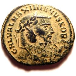 Bronze Coin Of Maximinus II (286-305, 306-308, 310 A.D.)