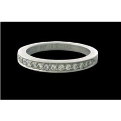 Tiffany & Co. Platinum Diamond Wedding Band Ring