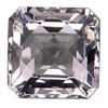 Image 1 : Massive 22ct Cushion Cut, Checkerboard Pattern, Soft Pink Kunzite Gemstone