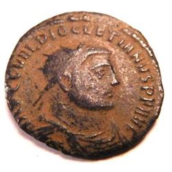 Bronze Coin of Diocletian (284-305 A.D.)