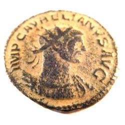 Bronze coin of Aurelian (270-275 A.D.)