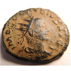 Bronze coin of Claudius II (253-268 A.D.)
