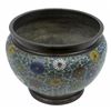 Image 2 : Large Polycrhome Cloisonne Enamel Planter