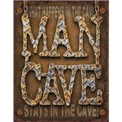 Man Cave Decorative Metal Sign