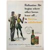 Image 1 : 1951 Ballantine Ale Ice Skating Magazine Ad