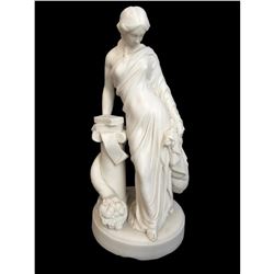 19thc Bisque Parian Ware Classical Sculpture