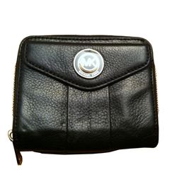 Michael Kors Bi-fold Black Leather Wallet