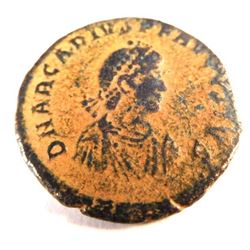 Bronze Coin of Arcadius (383-408 A.D.)