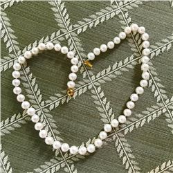 7mm Akoya Pearls 18" Necklace