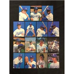"GO DODGERS GO" BASEBALL CARDS (14/14 COMPLETE) *RARE*