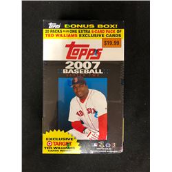2007 TOPPS BASEBALL CARD BOX SET (FACTORY SEALED)