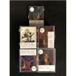 NON SPORTS TRADING CARDS LOT (5 COMPLETE SETS)