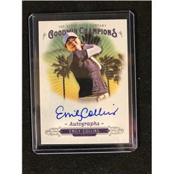 2018 Upper Deck Goodwin Champions Autographs #A-EC Emily Collins Auto Card