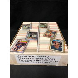 1983-92 ASSORTED HOCKEY CARD LOT (3000+ CARDS) *MINT CONDITION*