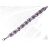 Image 9 : Silver Aurora Borealis Iridescent & Clear Rhinestone Bracelet