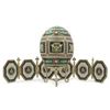 Image 1 : 1912 Napoleonic Russian Faberge-Inspired Egg with Picture Frames