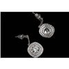 Image 2 : 18k White Gold Plated Cubic Zirconia Cz Drop Dangle Earrings