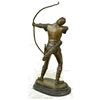 Image 3 : Archer Standing Bronze by Russian Tourgueneff Statue nr Sculpture