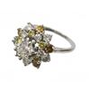 Image 2 : Ladies 14kt Wg & Diamond Estate Cocktail Ring