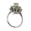 Image 3 : Ladies 14kt Wg & Diamond Estate Cocktail Ring