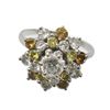 Image 4 : Ladies 14kt Wg & Diamond Estate Cocktail Ring