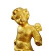 Image 1 : Late 19thc Rococo Revival Cherub Crystal Inkwell