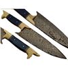 Image 8 : Hand-Made Damascus Steel Hunting Knife