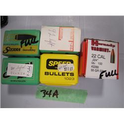 lot of 22 caliber bullets