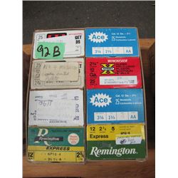 lot of 8 boxes 12 gauge hand loads