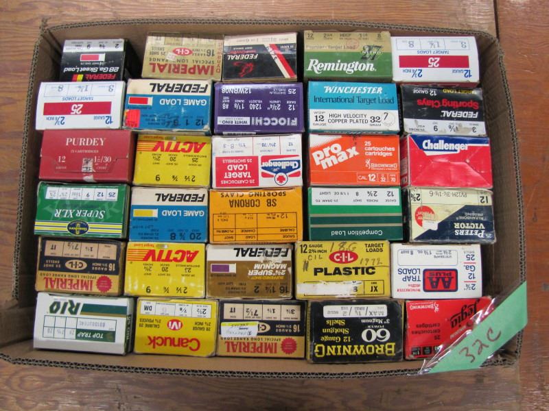 lot of collector shotgun shell boxes