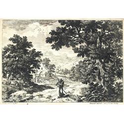 Pierre Drevet after Perelle, 1663 - 1738, The Good Shepherd