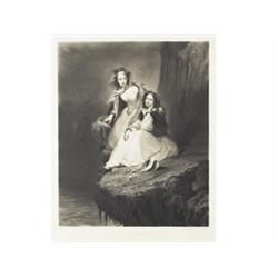 George Maile after Tony Johannot, 1803 - 1852, Minna & Brenda 