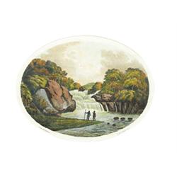 William Green, early 19th century, Wanderers at the Waterfall