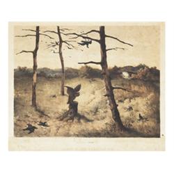 A. Strassgschwandtner, Ansitz in der Krahenhütte 